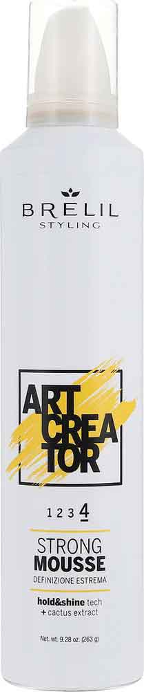 Мусс для укладки сильной фиксации Brelil Professional Art Creator 300 мл
Мусс для укладки сильной фиксации Brelil Professional Art Creator 300 мл