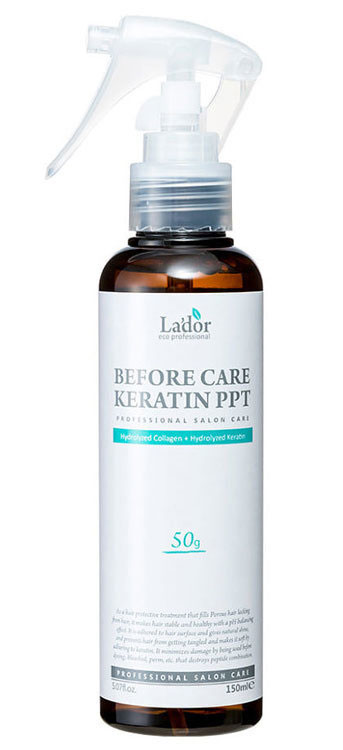Спрей для волос кератиновый La'dor Before Keratin PPT, 150мл
Спрей для волос кератиновый La'dor Before Keratin PPT, 150мл