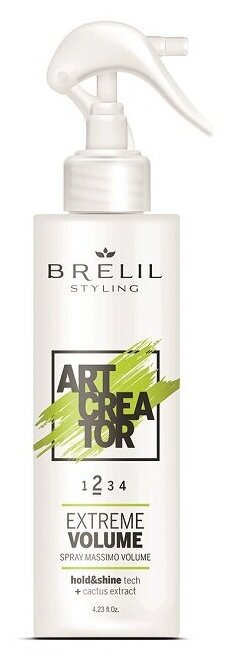 Спрей для экстремального объёма Brelil Professional Art Creator 150 мл
Спрей для экстремального объёма Brelil Professional Art Creator 150 мл
