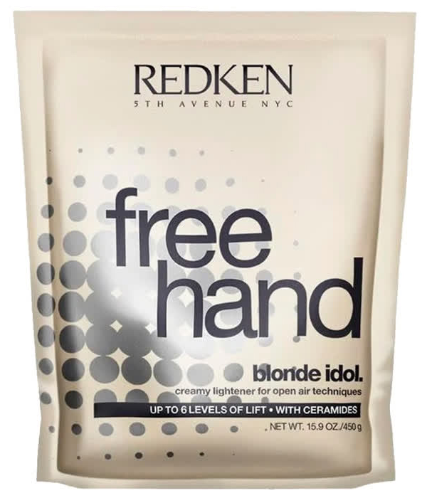 Пудра для осветления волос до 6 тонов Redken Free Hand Blond Idol 450 гр
Пудра для осветления волос до 6 тонов Redken Free Hand Blond Idol 450 гр
