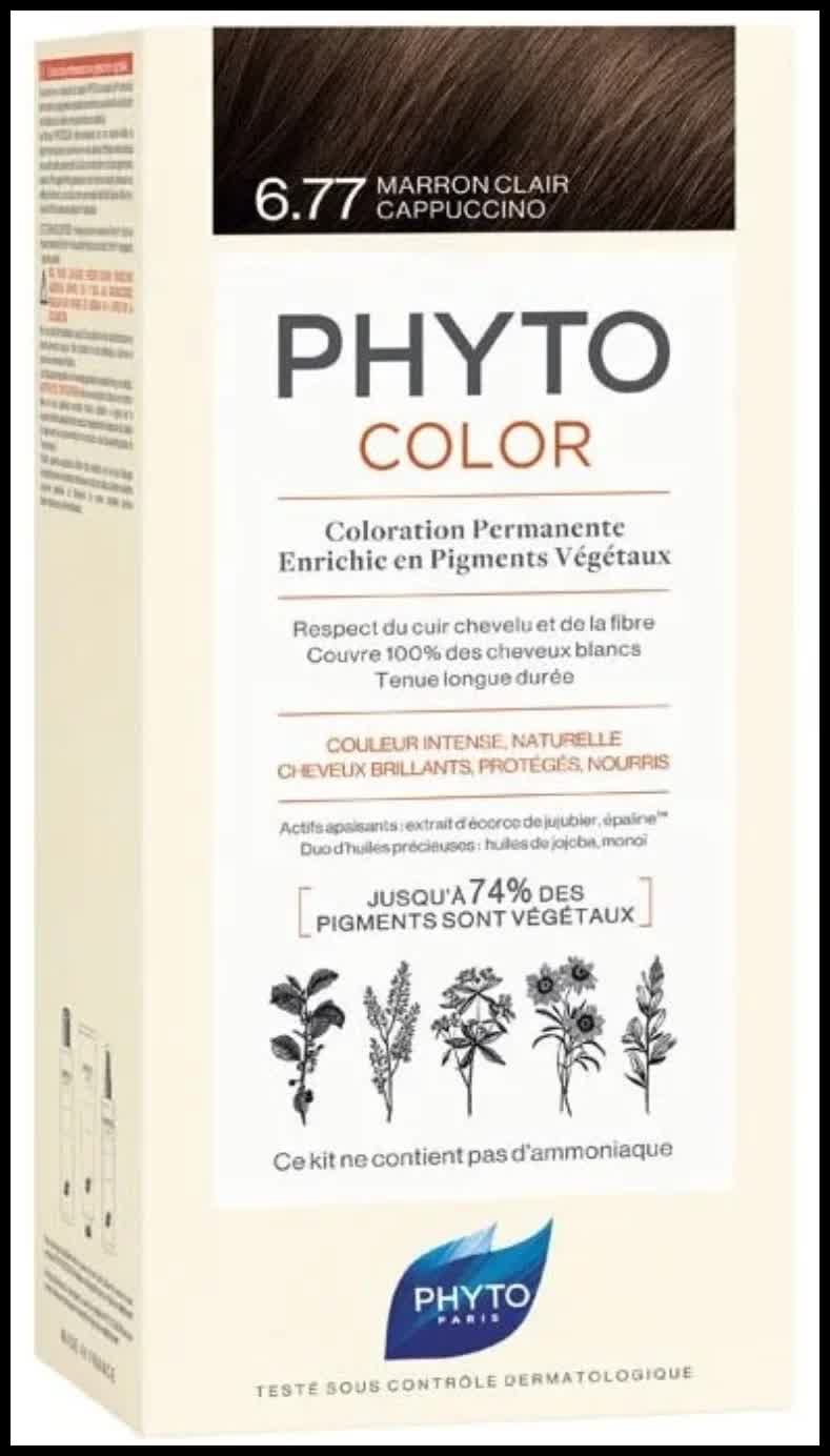 Краска для волос Phytosolba Phyto Color Светлый каштан - капучино 6.77 50/50/12
Краска для волос Phytosolba Phyto Color Светлый каштан - капучино 6.77 50/50/12