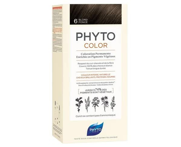 Краска для волос Phytosolba Phyto Color Темный блонд 6
Краска для волос Phytosolba Phyto Color Темный блонд 6