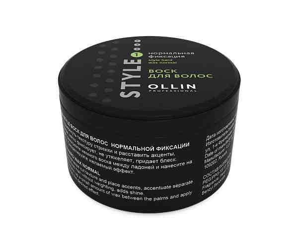 Воск для волос Ollin Professional Style нормальной фиксации 50г
Воск для волос Ollin Professional Style нормальной фиксации 50г