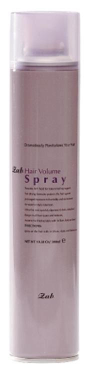 Лак для волос Zab Hair Volume Spray, 300мл
Лак для волос Zab Hair Volume Spray, 300мл