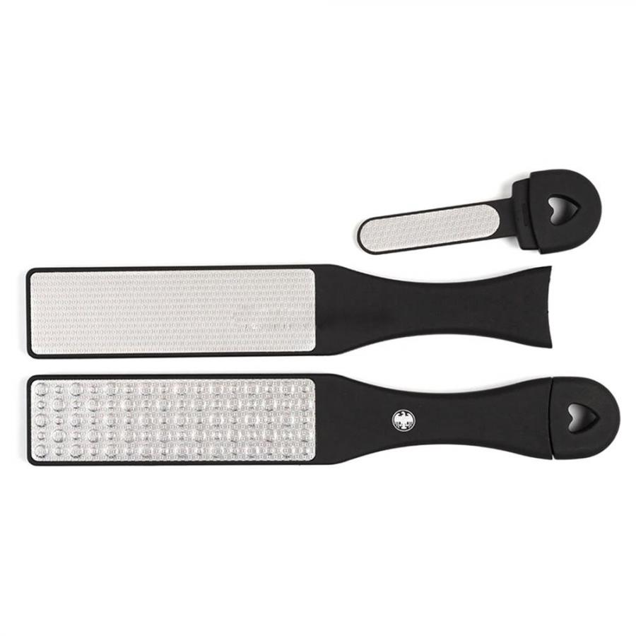 Терка для ног Zinger Proff RC-4800 Black Matt, лазерная, 2-сторонняя, с пилкой, цвет черный
Терка для ног Zinger Proff RC-4800 Black Matt, лазерная, 2-сторонняя, с пилкой, цвет черный