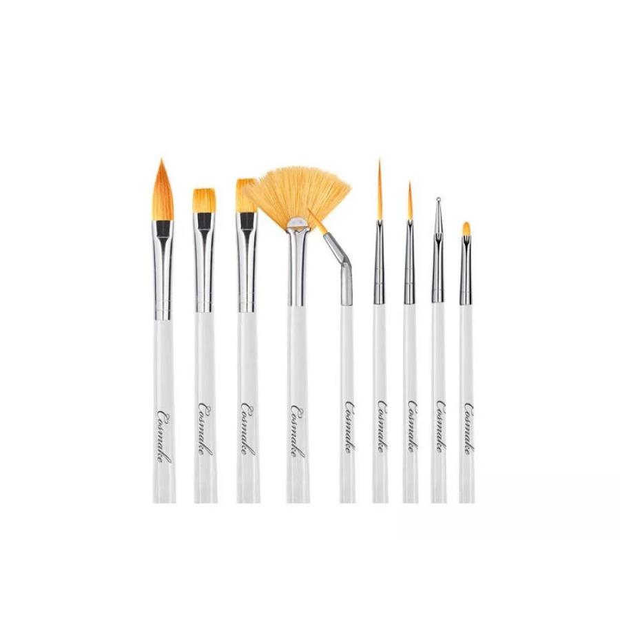 Набор кистей для наращивания и дизайна ногтей Cosmake Professional S-02/12, 9 шт.
Набор кистей для наращивания и дизайна ногтей Cosmake Professional S-02/12, 9 шт.