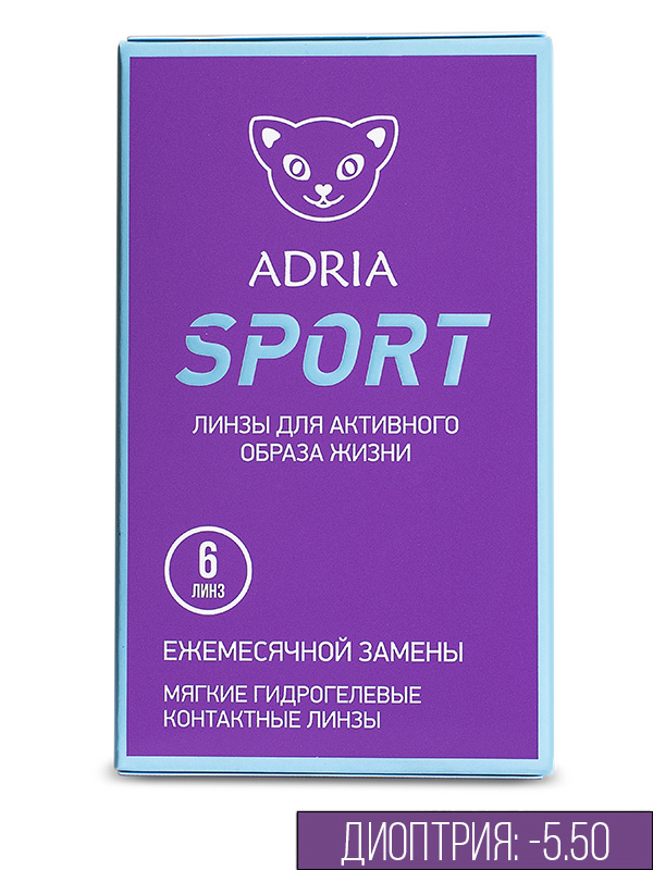 Контактные линзы Morning Q55 Adria Sport (6 pack) R 8,6 D -5,50 6 шт
Контактные линзы Morning Q55 Adria Sport (6 pack) R 8,6 D -5,50 6 шт