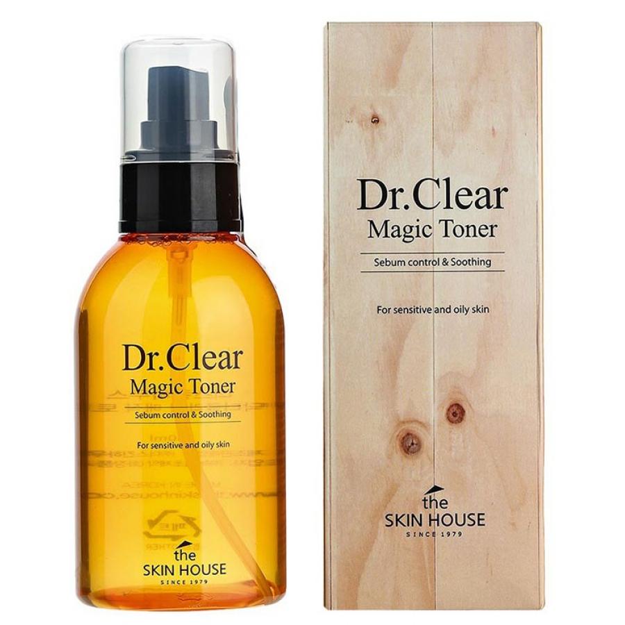 Тонер против воспалений The Skin House Dr.Clear Magic Toner, 130мл
Тонер против воспалений The Skin House Dr.Clear Magic Toner, 130мл