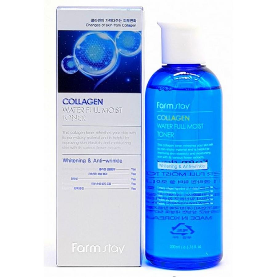 Тонер увлажняющий с коллагеном FarmStay Collagen Water Full Moist Toner, 200мл
Тонер увлажняющий с коллагеном FarmStay Collagen Water Full Moist Toner, 200мл