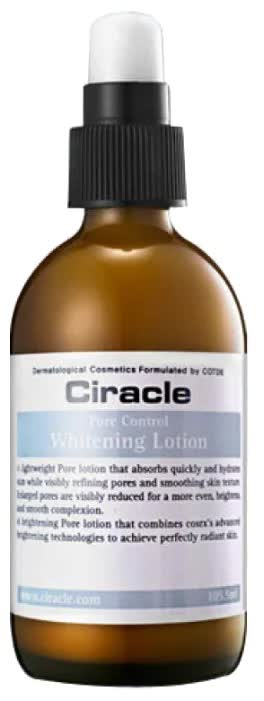 Лосьон для сужения пор осветляющий Ciracle Pore Control Whitening Lotion 105.5мл
Лосьон для сужения пор осветляющий Ciracle Pore Control Whitening Lotion 105.5мл
