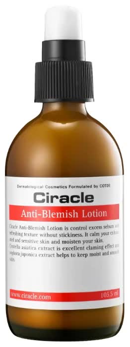 Лосьон для проблемной кожи Ciracle Anti Blemish Lotion 105,5мл
Лосьон для проблемной кожи Ciracle Anti Blemish Lotion 105,5мл