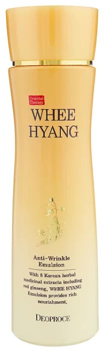 Эмульсия для лица омолаживающая Whee Hyang Anti-Wrinkle Emulsion 150мл
Эмульсия для лица омолаживающая Whee Hyang Anti-Wrinkle Emulsion 150мл