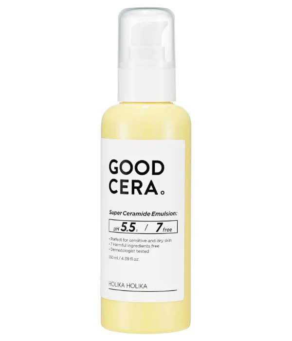 Holika Holika Увлажняющая эмульсия для лица Good Cera Super Ceramide Emulsion, 130 мл
Holika Holika Увлажняющая эмульсия для лица Good Cera Super Ceramide Emulsion, 130 мл