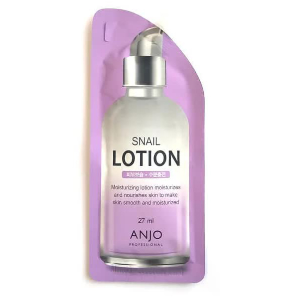 ANJO Professional Snail Lotion, 27 g, Лосьон для лица с экстрактом муцина улитки, 27 гр
ANJO Professional Snail Lotion, 27 g, Лосьон для лица с экстрактом муцина улитки, 27 гр
