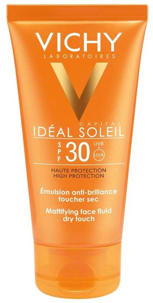Матирующая эмульсия для жирной кожи DRY TOUCH IDEAL SOLEIL Vichy SPF 30, 50 мл
Матирующая эмульсия для жирной кожи DRY TOUCH IDEAL SOLEIL Vichy SPF 30, 50 мл