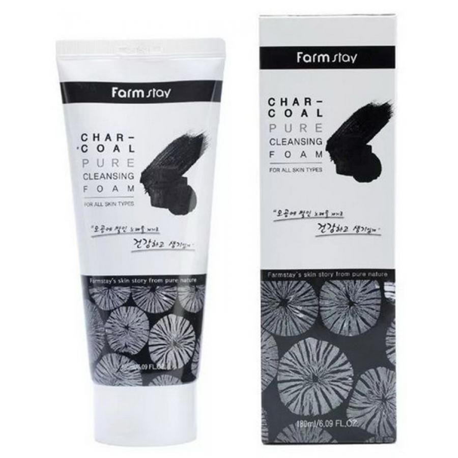 Очищающая пенка с древесным углем FarmStay Charcoal Pure Cleansing Foam, 180мл
Очищающая пенка с древесным углем FarmStay Charcoal Pure Cleansing Foam, 180мл