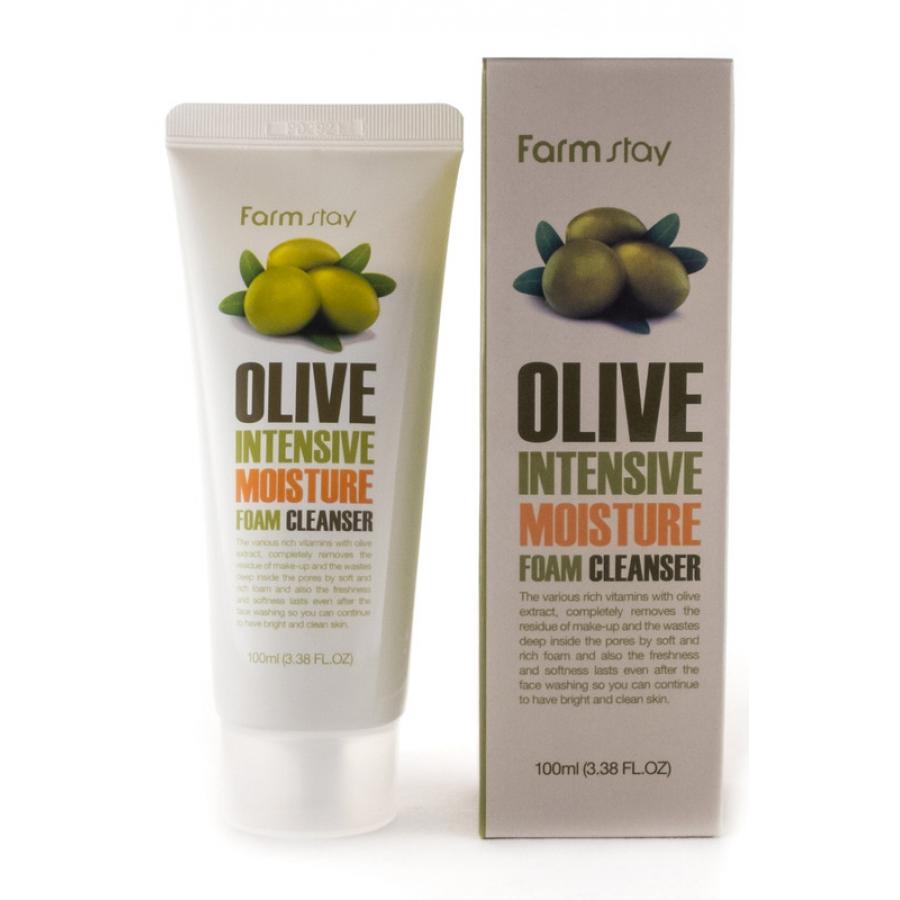 Очищающая пенка с экстрактом оливы FarmStay Olive Intensive Moisture Foam Cleanser, 100мл
Очищающая пенка с экстрактом оливы FarmStay Olive Intensive Moisture Foam Cleanser, 100мл