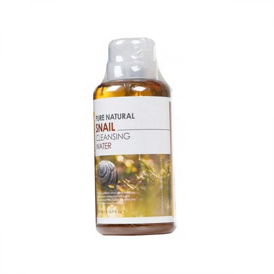 Очищающая вода с муцином улитки FarmStay Pure Natural Snail Cleansing Water, 500мл
Очищающая вода с муцином улитки FarmStay Pure Natural Snail Cleansing Water, 500мл