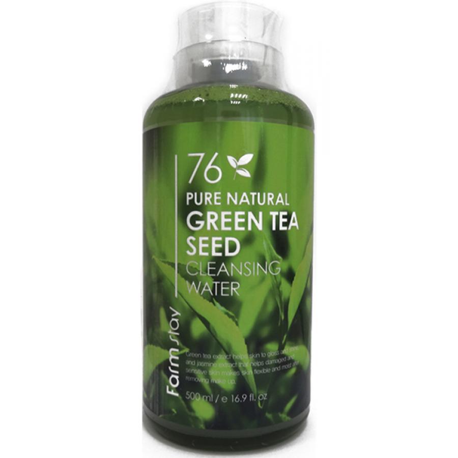 Очищающая вода FarmStay 76 Pure Natural Green Tea Seed Cleansing Water, 500мл
Очищающая вода FarmStay 76 Pure Natural Green Tea Seed Cleansing Water, 500мл