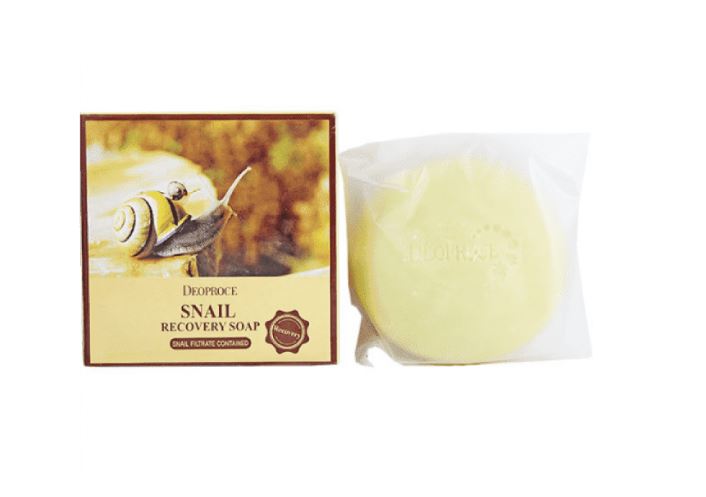 Мыло с улиточным муцином Deoproce Soap Snail 100гр
Мыло с улиточным муцином Deoproce Soap Snail 100гр