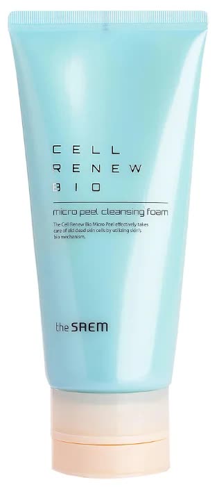 Пенка для умывания The Saem Cell Renew Bio Micro Peel Cleansing Foam 170мл
Пенка для умывания The Saem Cell Renew Bio Micro Peel Cleansing Foam 170мл