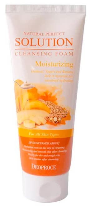 Пенка для умывания овсянка и банан Deoproce Natural Perfect Solution Cleansing Foam Moisturizing 170гр
Пенка для умывания овсянка и банан Deoproce Natural Perfect Solution Cleansing Foam Moisturizing 170гр