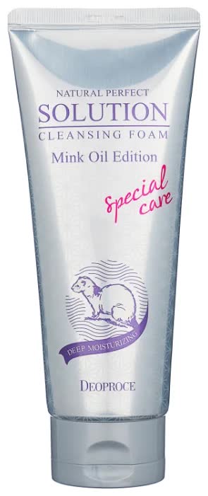 Пенка для умывания с маслом норки 8в1 Deoproce Natural Perfect Solution Cleansing Foam Mink Oil 170гр
Пенка для умывания с маслом норки 8в1 Deoproce Natural Perfect Solution Cleansing Foam Mink Oil 170гр