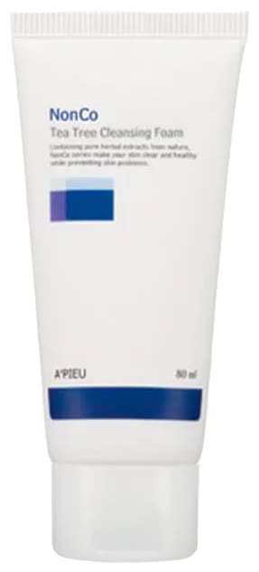 Пенка для умывания c экстрактом чайного дерева A'PIEU Nonco Tea Tree Cleansing Foam
Пенка для умывания c экстрактом чайного дерева A'PIEU Nonco Tea Tree Cleansing Foam