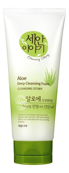 Пенка для лица Welcos Cleansing Story Foam Cleansing Aloe 120 г
Пенка для лица Welcos Cleansing Story Foam Cleansing Aloe 120 г
