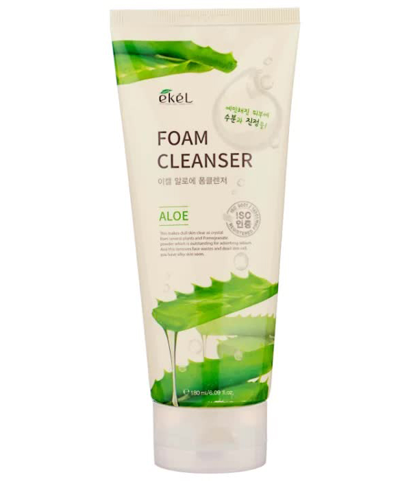 EKEL Пенка для умывания с экстрактом алоэ Foam Cleanser Aloe, 180мл
EKEL Пенка для умывания с экстрактом алоэ Foam Cleanser Aloe, 180мл