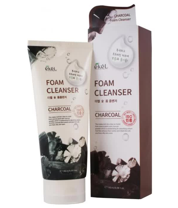 EKEL Пенка для умывания с экстрактом древесного угля Foam Cleanser Charcoal, 180мл
EKEL Пенка для умывания с экстрактом древесного угля Foam Cleanser Charcoal, 180мл