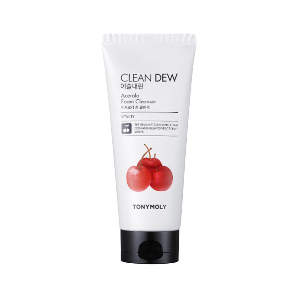 TONYMOLY Очищающая пенка для умывания с экстрактом ацелоры CLEAN DEW Acerola Foam Cleanser, 180мл
TONYMOLY Очищающая пенка для умывания с экстрактом ацелоры CLEAN DEW Acerola Foam Cleanser, 180мл