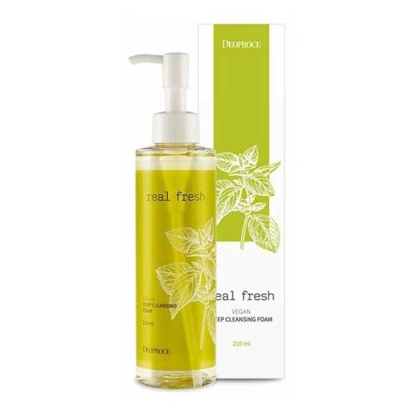 Пенка для умывания Deoproce Real Fresh Vegan Deep Cleansing Foam
Пенка для умывания Deoproce Real Fresh Vegan Deep Cleansing Foam