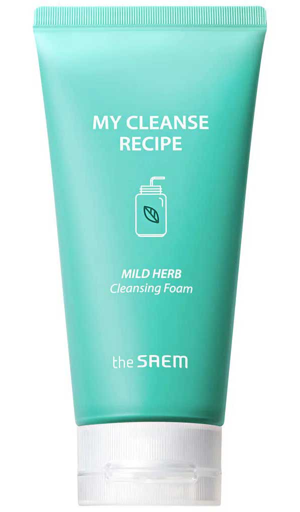 Пенка для умывания The Saem My Cleanse Recipe Cleansing Foam-Mild Herb
Пенка для умывания The Saem My Cleanse Recipe Cleansing Foam-Mild Herb