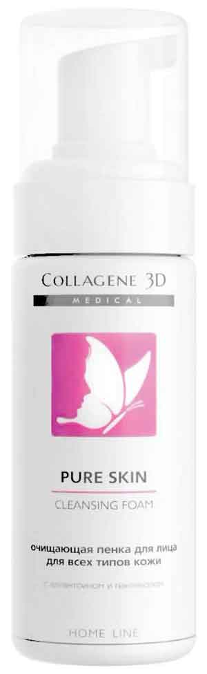Очищающая пенка для всех типов кожи COLLAGENE 3D Pure Skin 160 мл
Очищающая пенка для всех типов кожи COLLAGENE 3D Pure Skin 160 мл