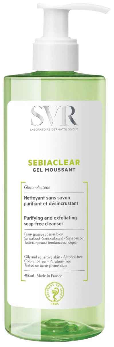 Пенящийся мусс SVR Sebiaclear 400 мл
Пенящийся мусс SVR Sebiaclear 400 мл