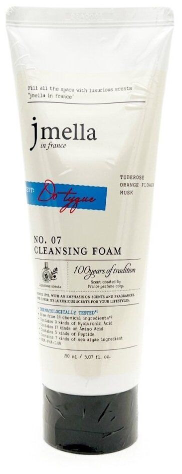 Пенка для умывания Jmella "Тубероза, апельсиновый цветок, мускус"
Пенка для умывания Jmella "Тубероза, апельсиновый цветок, мускус"