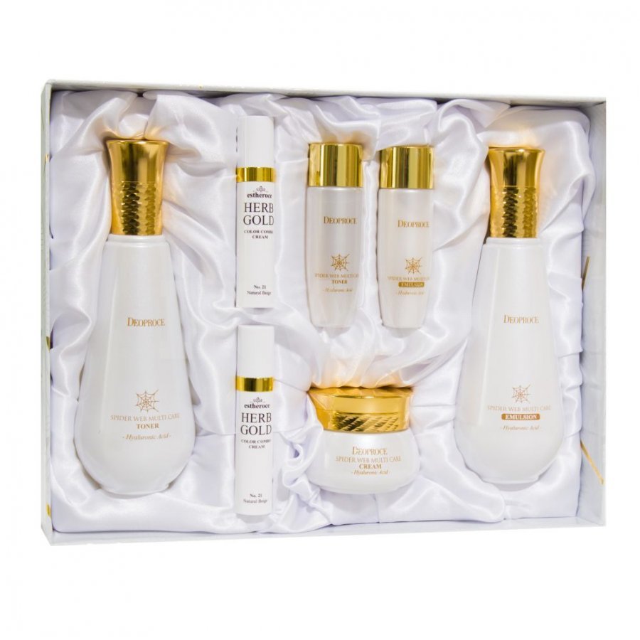 Набор уходовый с протеинами паутины Deoproce Spider Web Multi-Care 3 Set
Набор уходовый с протеинами паутины Deoproce Spider Web Multi-Care 3 Set