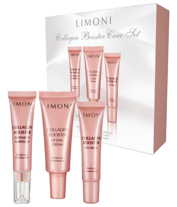 LIMONI Мини-набор с коллагеном Collagen Booster Care Set, 25мл+25мл+15мл
LIMONI Мини-набор с коллагеном Collagen Booster Care Set, 25мл+25мл+15мл