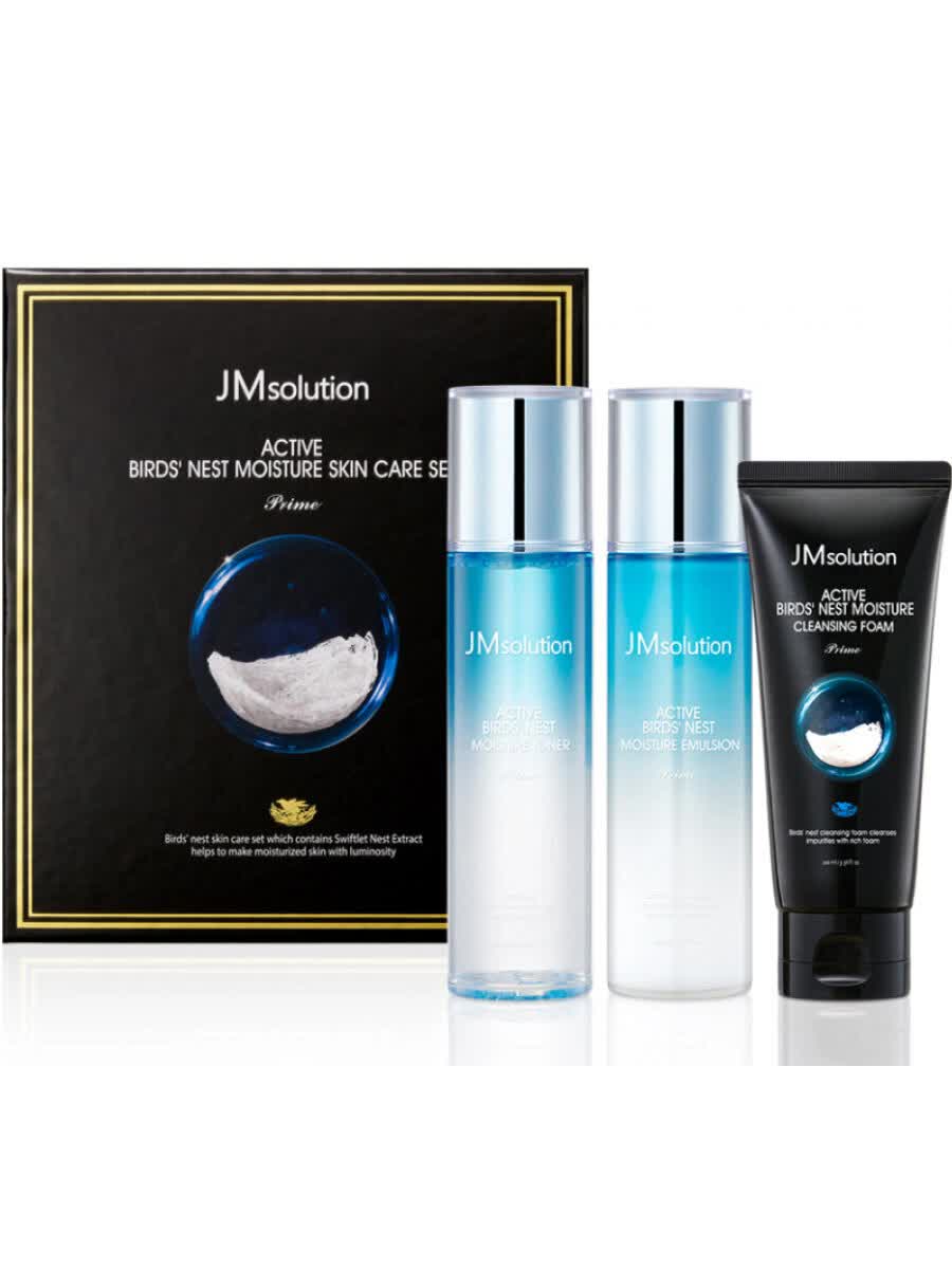 JMsolution Набор по уходу за лицом с экстрактом ласточкиного гнезда Active Birds ,100мл+130мл+135мл
JMsolution Набор по уходу за лицом с экстрактом ласточкиного гнезда Active Birds ,100мл+130мл+135мл