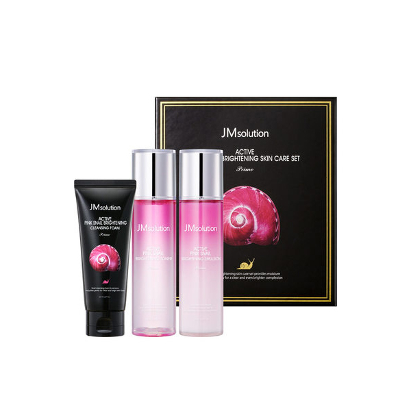JMsolution Набор по уходу за лицом с муцином улитки Active Pink Snail Brightening ,100мл+130мл+133мл
JMsolution Набор по уходу за лицом с муцином улитки Active Pink Snail Brightening ,100мл+130мл+133мл