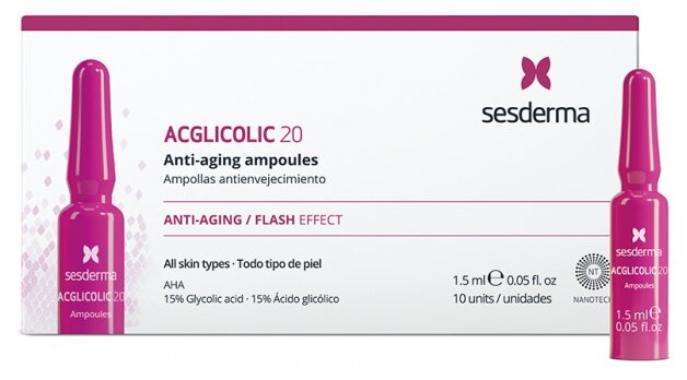 Средство в ампулах SESDERMA Acglicolic 20 с гликолевой кислотой, 10 шт по 1,5мл
Средство в ампулах SESDERMA Acglicolic 20 с гликолевой кислотой, 10 шт по 1,5мл