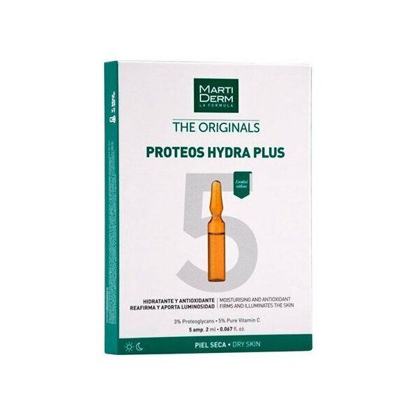 Ампулы Martiderm «Протеос Гидра Плюс» 5x2 мл
Ампулы Martiderm «Протеос Гидра Плюс» 5x2 мл