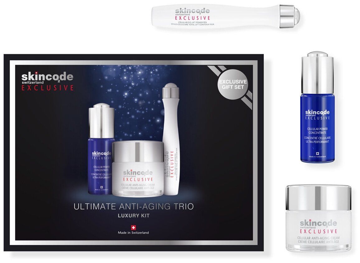 Набор SkinCODE Exclusive "Совершенное трио антивозрастных средств"
Набор SkinCODE Exclusive "Совершенное трио антивозрастных средств"