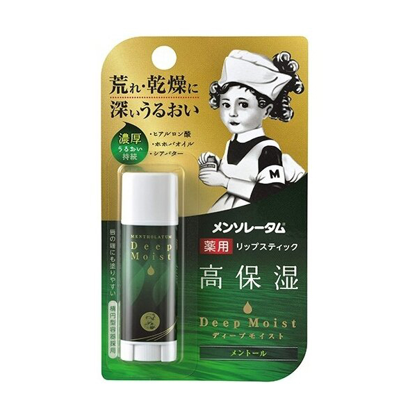 MENTHOLATUM Бальзам для губ, глубокое увлажнение (с ментолом) Deep Moist Lip Balm (Menthol), 4,5 г
MENTHOLATUM Бальзам для губ, глубокое увлажнение (с ментолом) Deep Moist Lip Balm (Menthol), 4,5 г