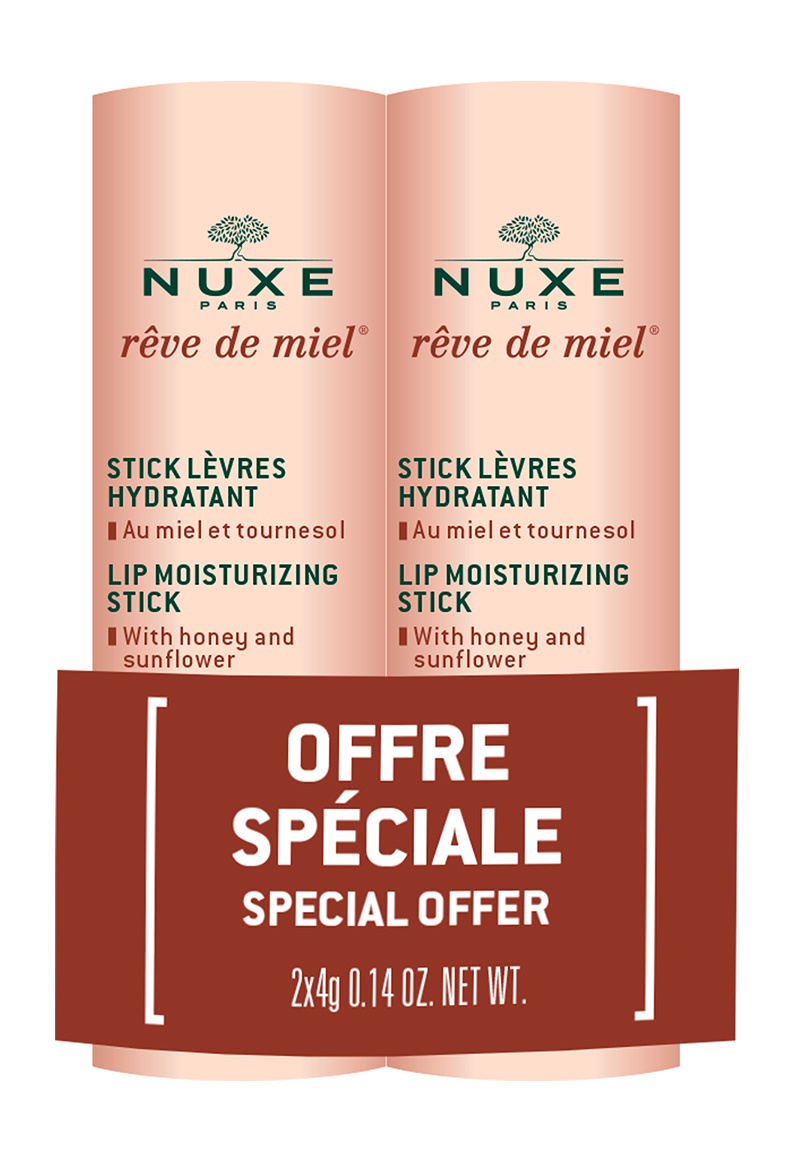 Увлажняющий стик для губ Nuxe Reve de Miel 4 г х 2 Набор Сдвойка
Увлажняющий стик для губ Nuxe Reve de Miel 4 г х 2 Набор Сдвойка