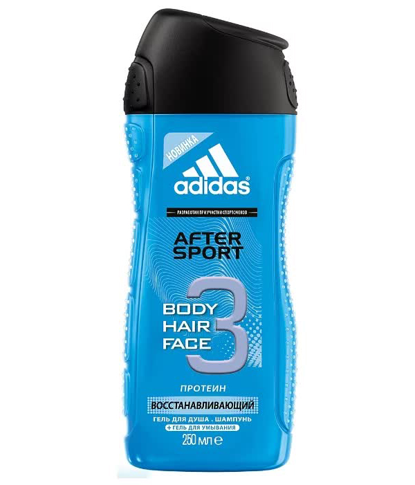 Гель для душа и шампунь Adidas Shower Gel Male (after sport), 250 мл
Гель для душа и шампунь Adidas Shower Gel Male (after sport), 250 мл