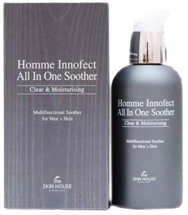 Флюид для мужской кожи The Skin House Homme Innofect All In One Soother, 130мл
Флюид для мужской кожи The Skin House Homme Innofect All In One Soother, 130мл