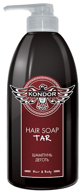 Шампунь Kondor Hair&Body "Дёготь" 750мл
Шампунь Kondor Hair&Body "Дёготь" 750мл
