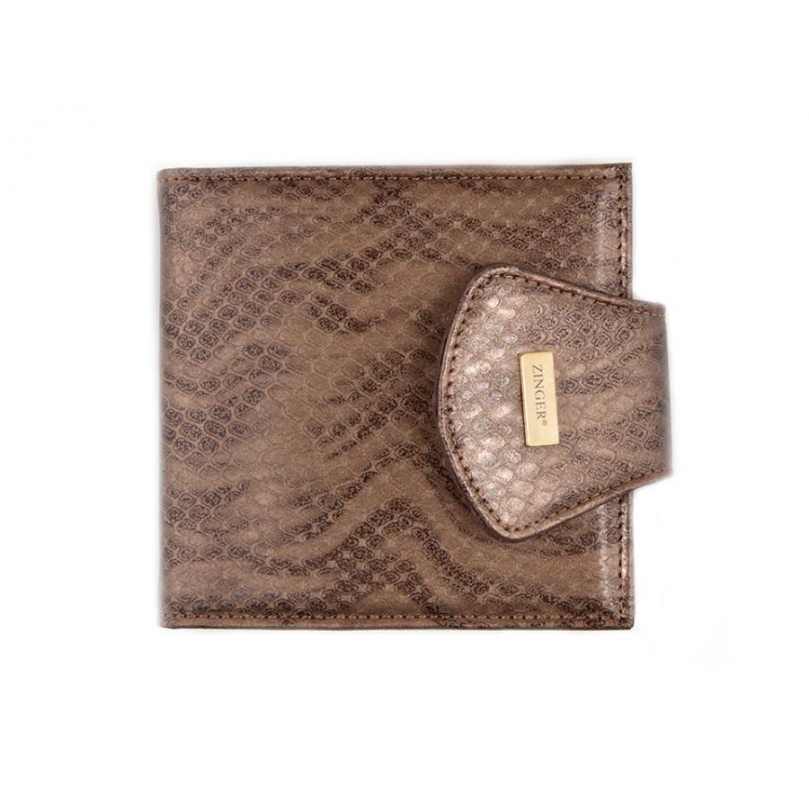 Портмоне женское Zinger Sahara Р-08-3, коричневое, Коричневый
Портмоне женское Zinger Sahara Р-08-3, коричневое, Коричневый
